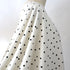 Hokkoh Cotton - 'Neko' Polka Dot - White *Last Piece 3.5m